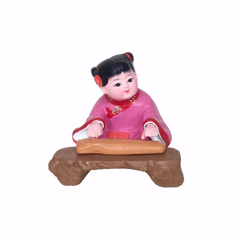 Clay figurines, piano, chess, calligraphy and painting, purely handmade intangible cultural heritage handicrafts, gift ornaments