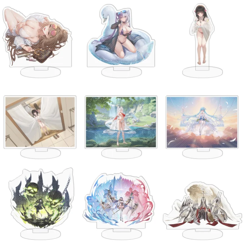 Azur Lane الاكريليك الدائمة علامة 8th الذكرى ناخيموف شيمانتو ترافالغار الديكور أنيمي لعبة المشجعين الهدايا سطح المكتب الحلي