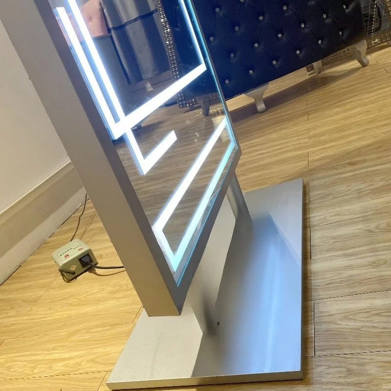 New Modern Hairdressing Mirror Hairdressing Station Hairdressing Salon Styling Station with Light