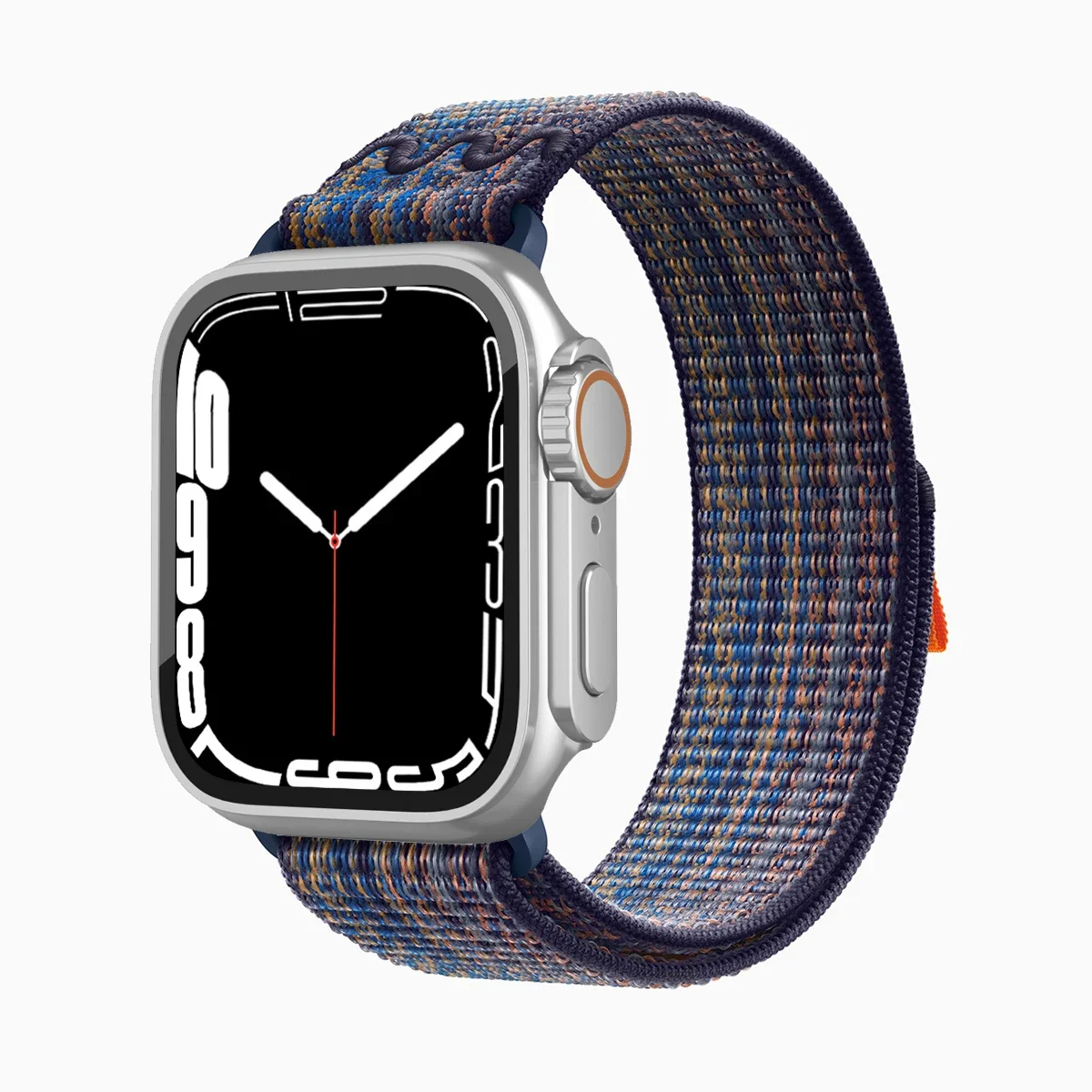 Nylonowy pasek sportowy + etui do Apple Watch 9 8 7 6 5 4 45 44 41 40 mm Luksusowa bransoletka rekreacyjna Correa do Iwatch8 7 6