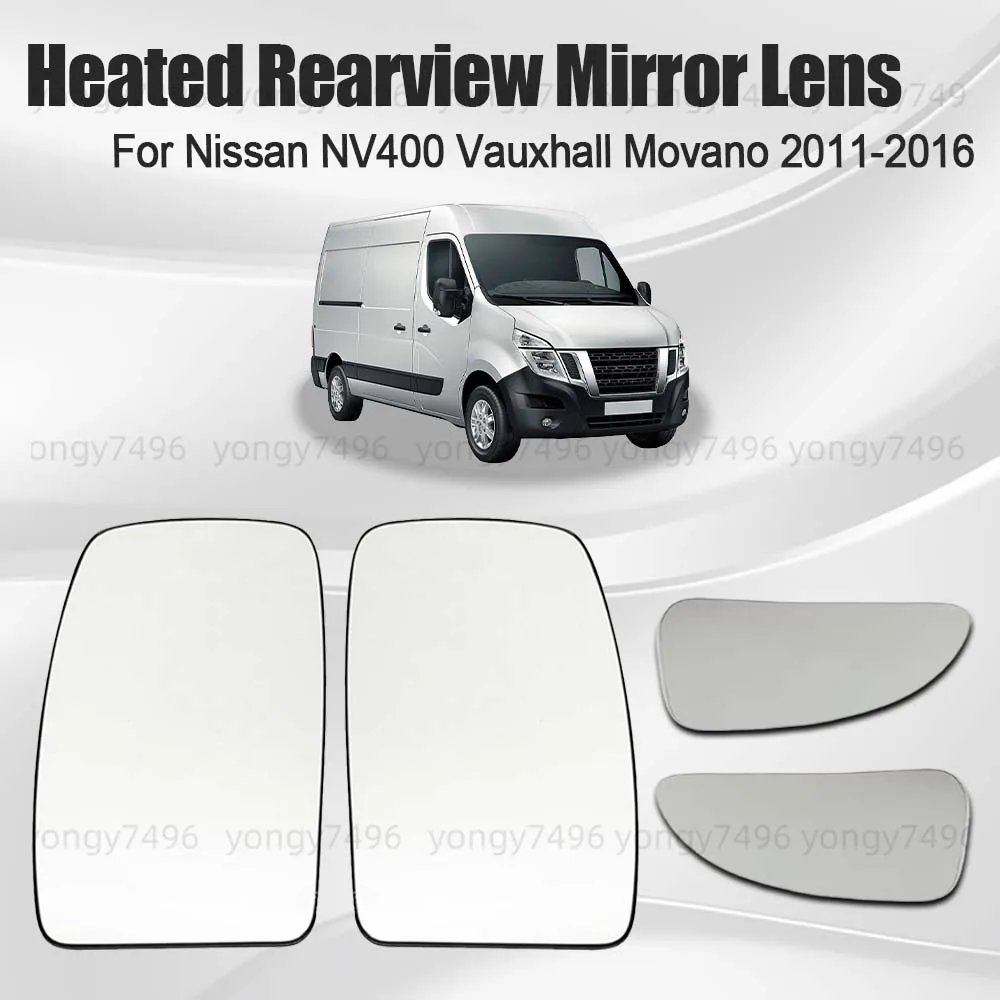 

Car Wide Angle Heated Rearview Mirror Lens For Nissan NV400 Vauxhall Movano 2011 2012 2013 2014 2015 2016 Accessories Replace