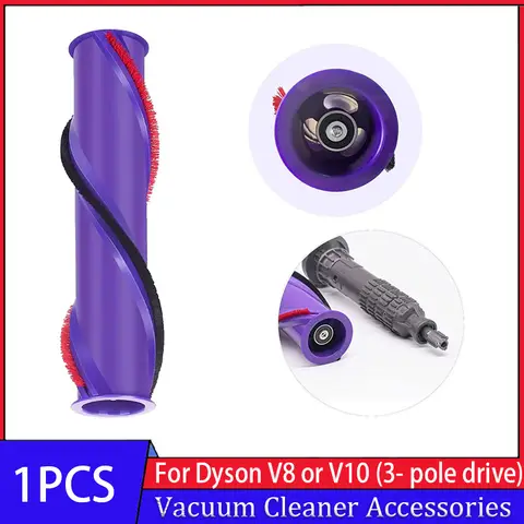 Brushbar Brushroll Replacement for Dyson V8 V10 Cordless Cleaner Part 969569-01 Vacuum Cleaner Accessories