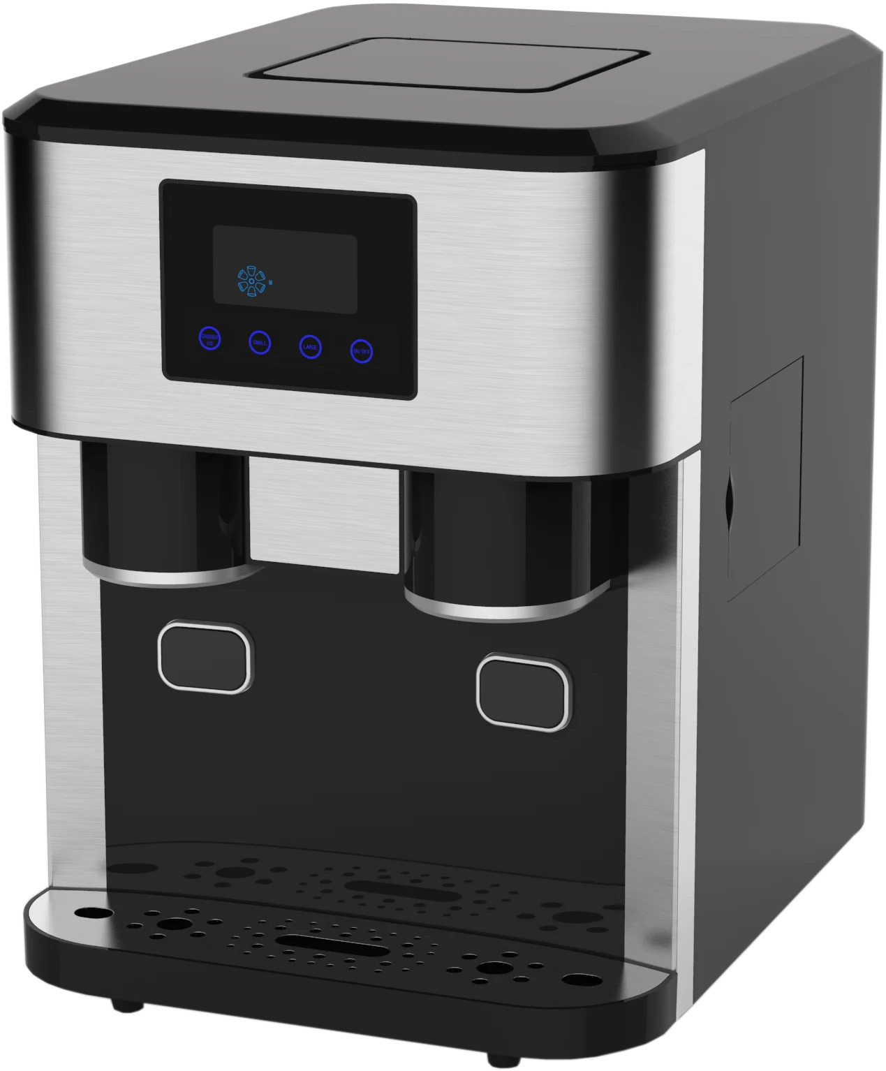 

Professional Bullet Ice Countertop Nugget Maker Machine Home Electric Cold Water Dispenser Crushed Ice Factory RV