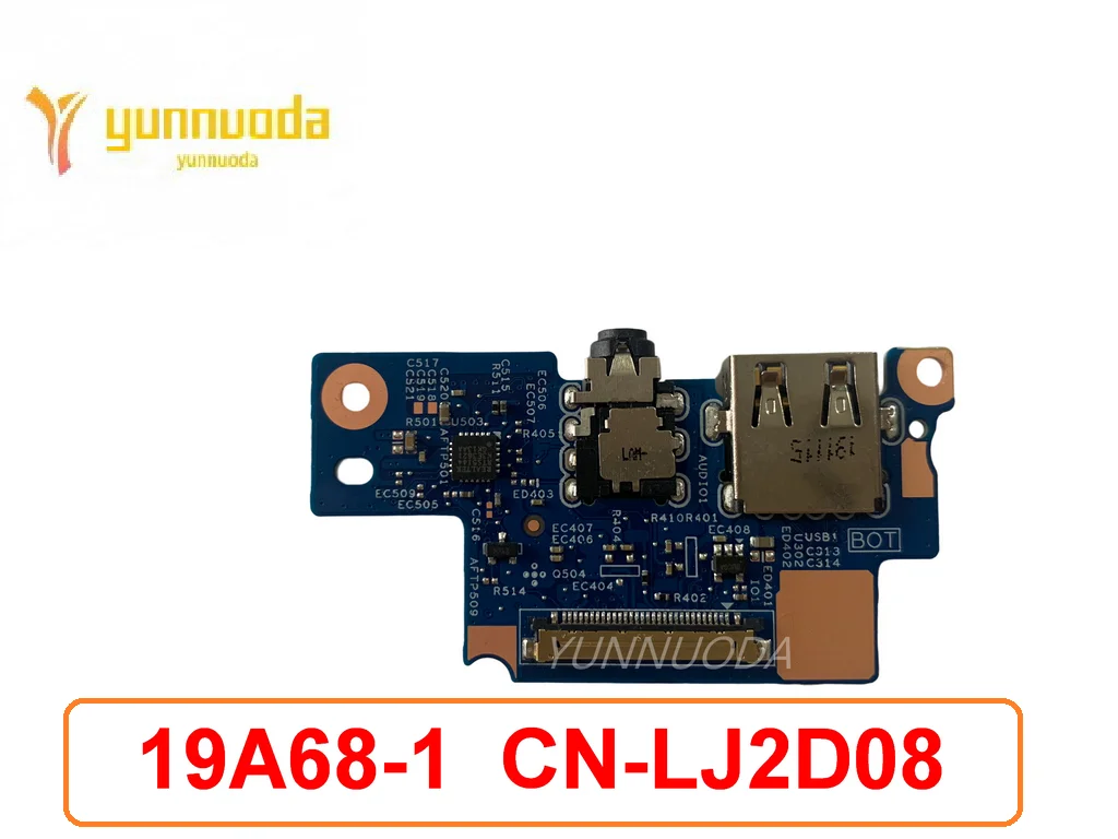 

Original for DELL Dell Inspiron 13 5301 USB Board Audio board 19A68-1 CN- LJ2D08 100% tested good