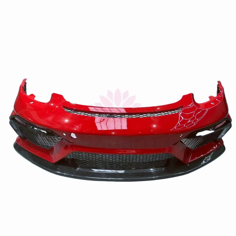 

High Quality Semi Carbon Fiber a Style Front Bumper for the 2012 to 2016 Porsche Cayman Boxster 981 Body Kit