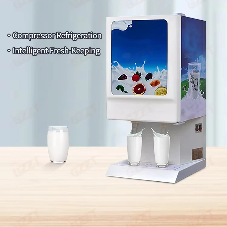 

Restaurant Hotel Buffet 10L*2 Double BIB Bags Portable Premix Fruit Juice Beverage Dispenser Machine Self-service Yogurt Machine