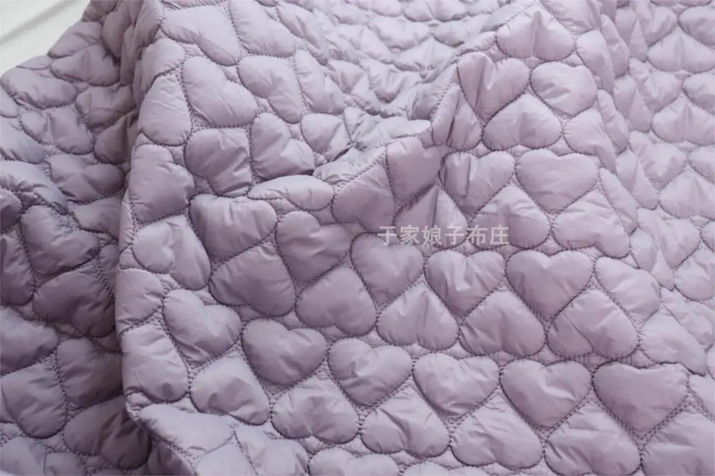 135x50cm Autumn and Winter Quilted Cotton Fabric, Making Padded Jacket Coat  Lining Girls' Cute Quilted Cotton Clothes Cloth