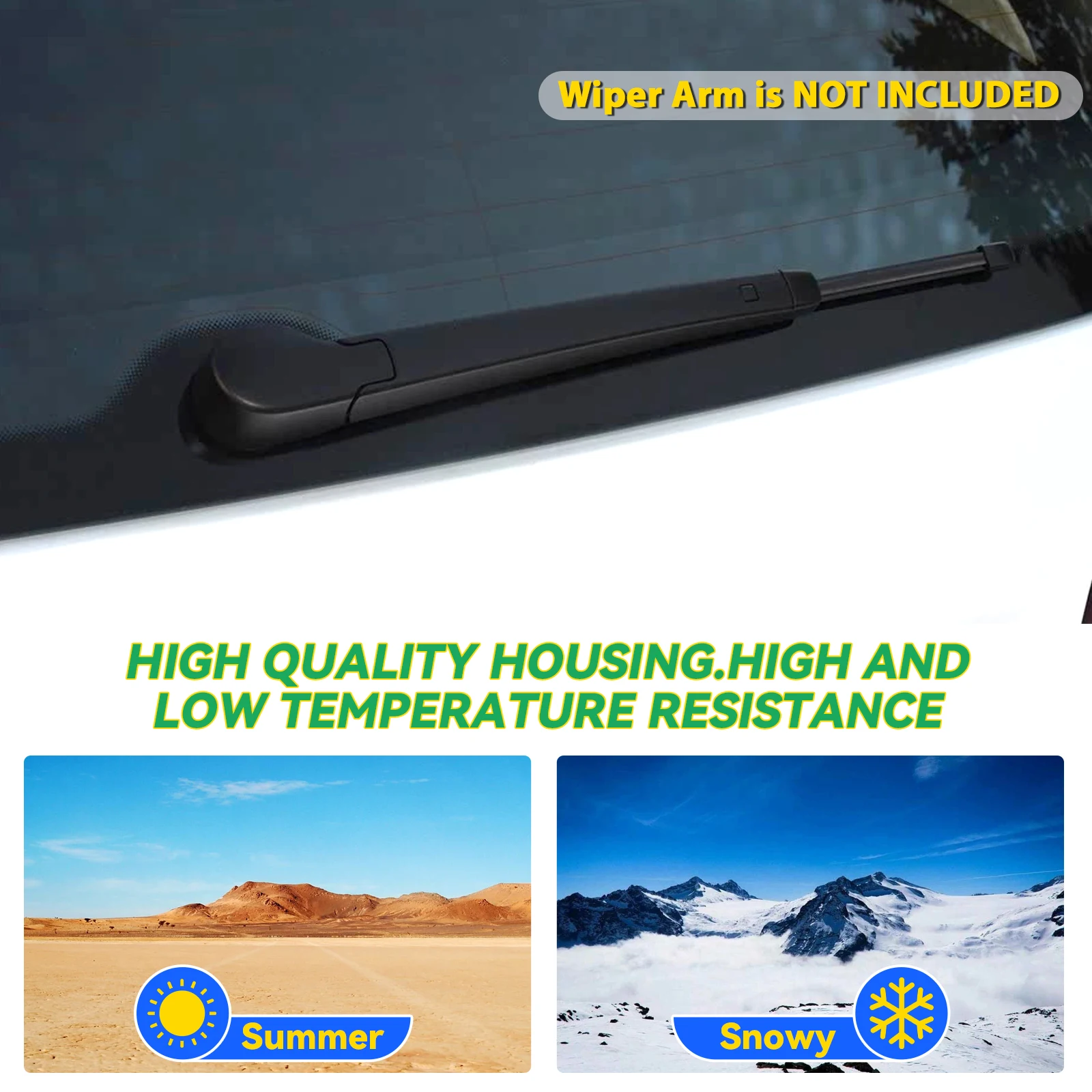 Erick's Wiper 11 "Bilah Wiper Belakang untuk VW Volkswagen Touran 5T 2015 - 2025 Kaca Depan Kaca Depan Tailgate Jendela Sikat Hujan Mobil