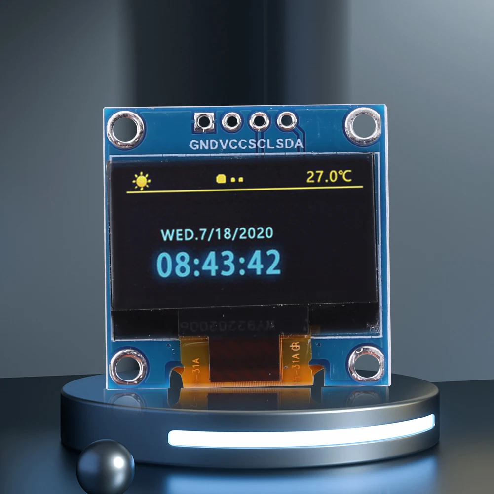 

0.96inch OLED LCD LED Display Module 128x64 SSD1315 Drive LCD Module White/Blue/Yellow Blue Display for Arduino/Raspberry Pi/BBC
