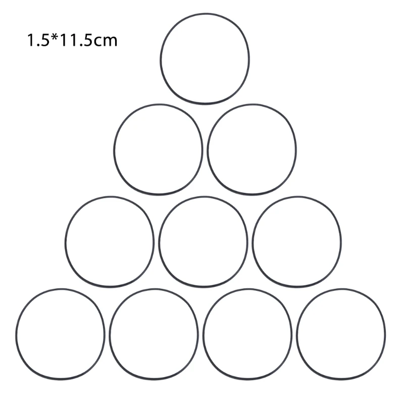 ターンテーブルベルトゴム製フラットドライブベルトレコードプレーヤーウォークマン DVD リピータードロップシップ用