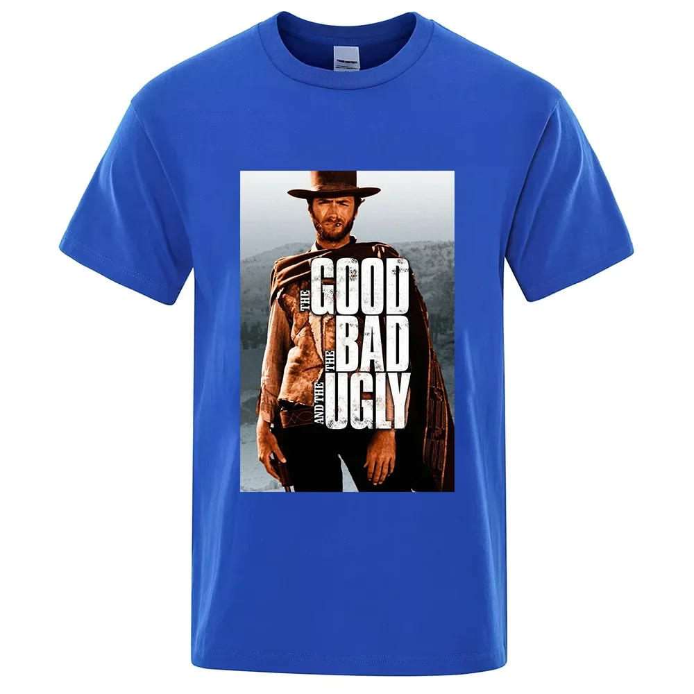 The Good The Bad and UglyAngel Eyes Tuco Cowboy T Shirt Men's  Il Buono Brutto Cattivo Cotton Casual Tee Top Loose 2025