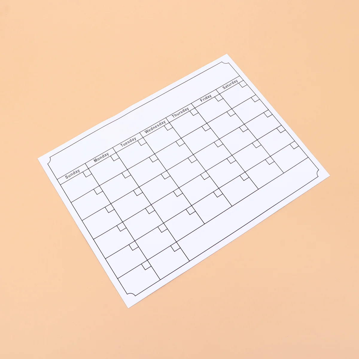 40x30cm Magnetic Whiteboard Smooth Erasable Surface for Refrigerator Door Flexible to Do List Planner Notepad Dry Erase Board