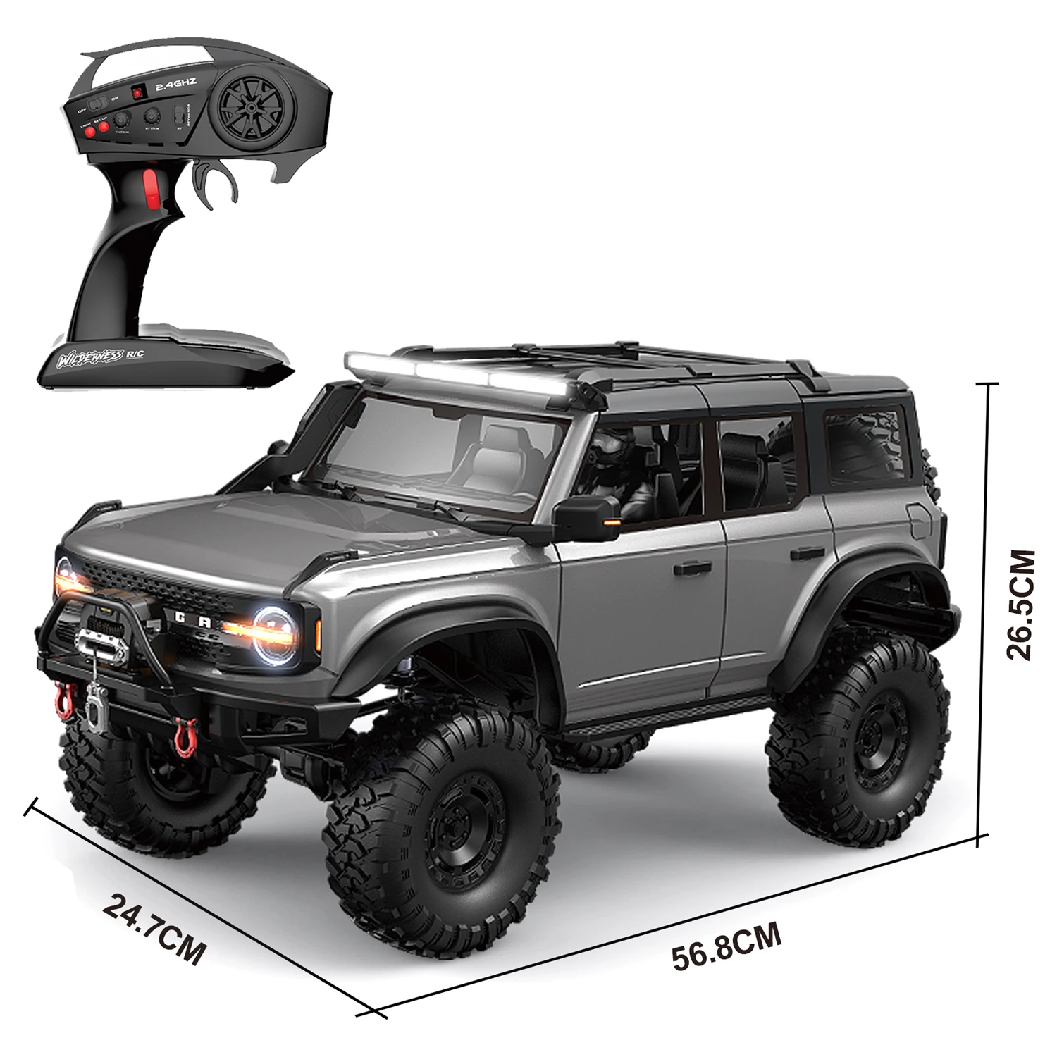 HB-R1001 Proportional 1/10 4WD 2.4GHz Remote Control Climbing