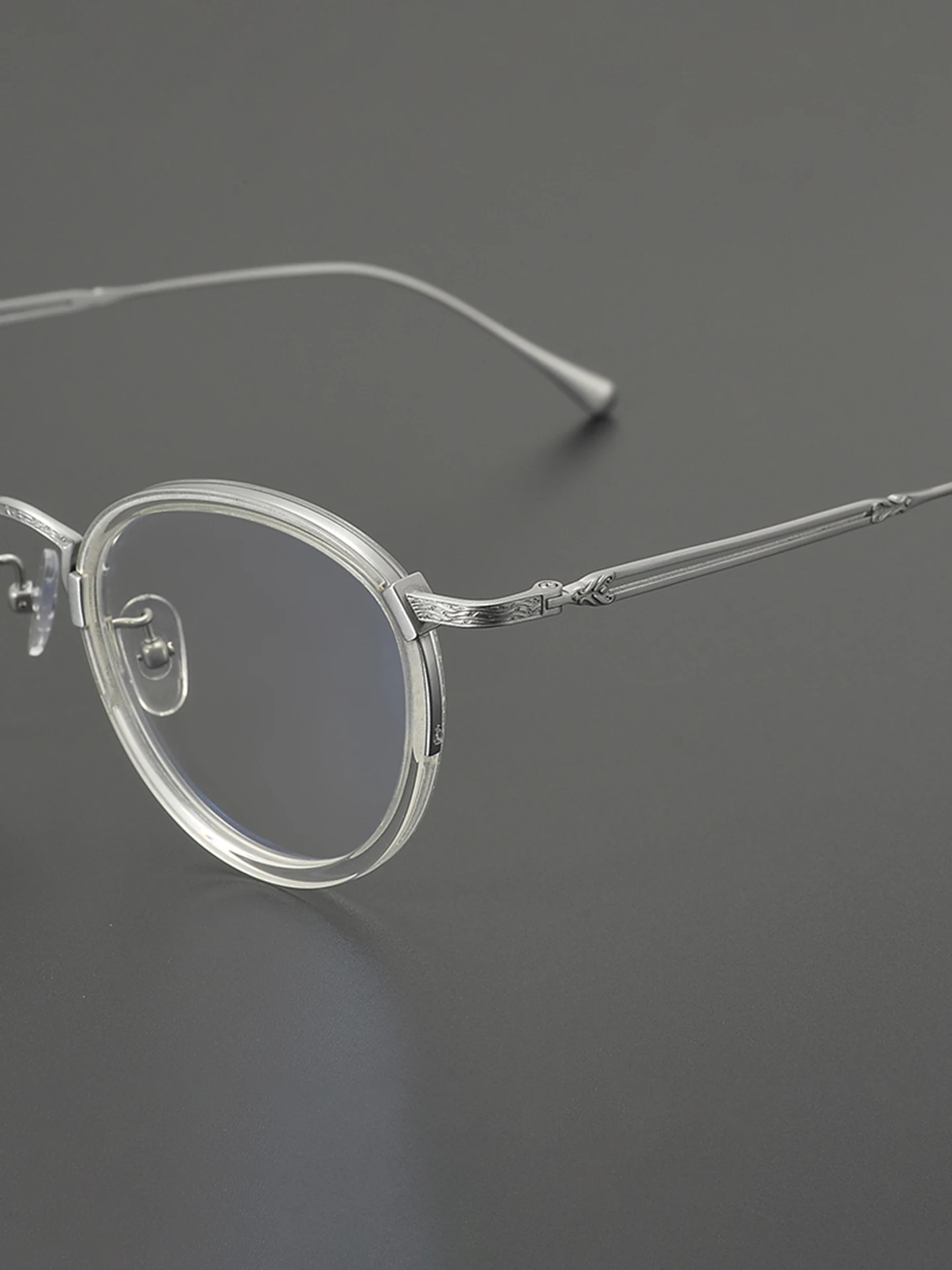 2025 New Titanium Retro Round Glasses Frame Women Reading Myopia Eyeglasses Custom Prescription Men Optical Ultra Light Eyewear