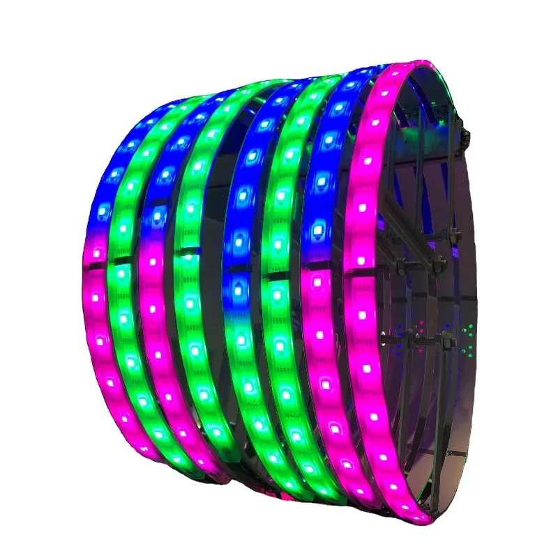 Color Chasing Light LED Neon Light Strip for Car Interior & Ring Light for Car Wheels