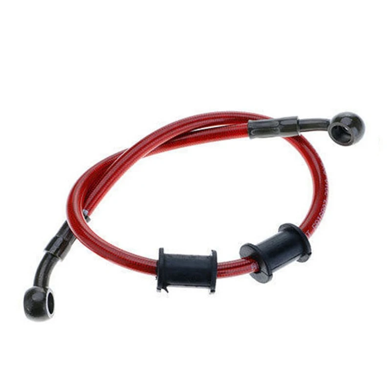 U90C Motorcycle Braided Steel Hydraulic Reinforce Brake Clutch Oil Hoses Line Pipe for ATV Pit Dirt Bike Go Kart 50cm-120cm