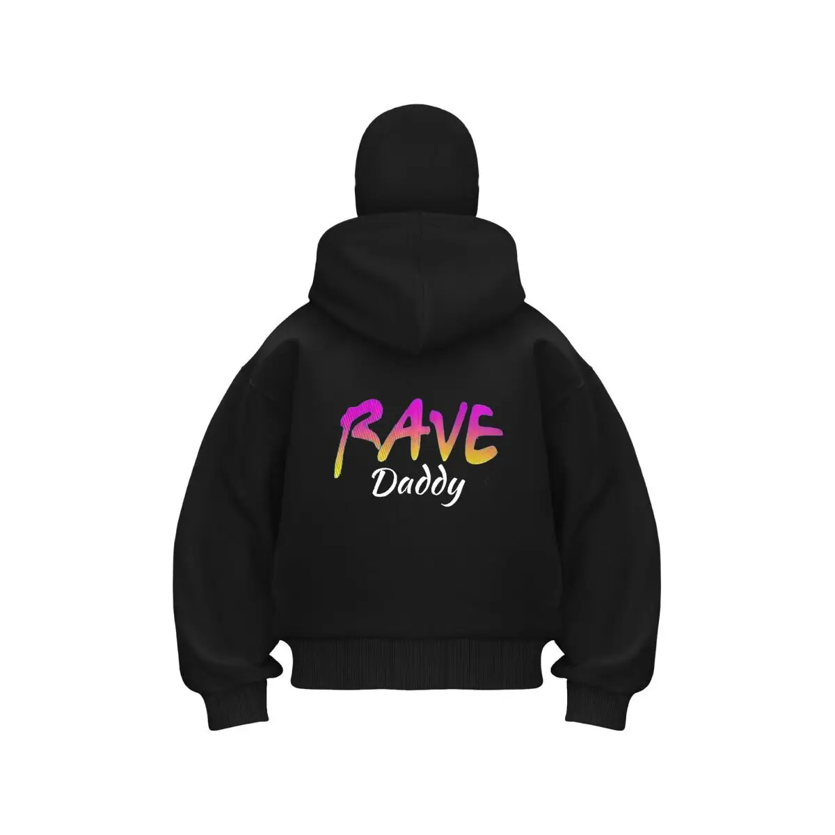 

Rave Daddy Funny Festival Meme двойной капюшон Балаклава мужская толстовка на молнии зимняя теплая