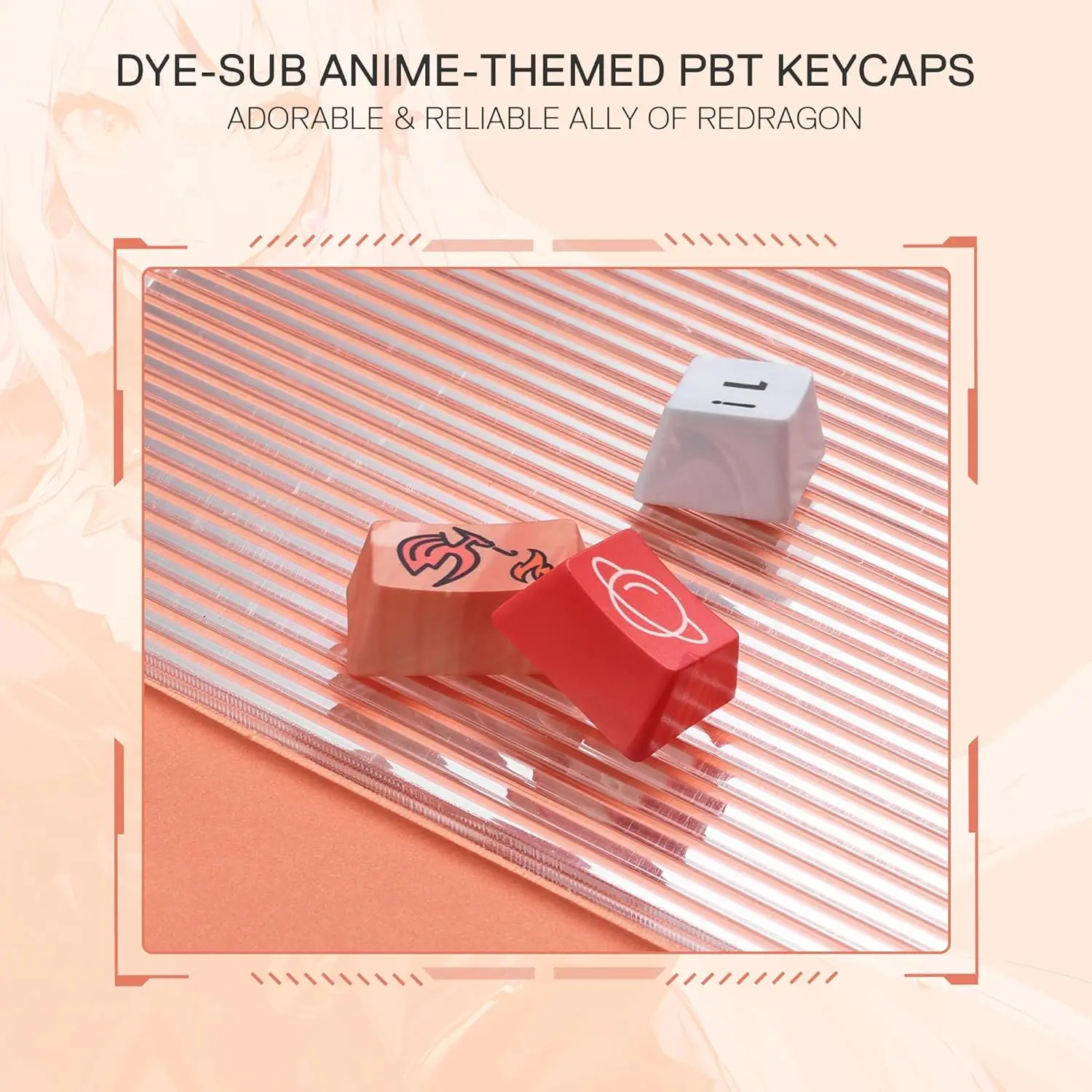 Redragon K673 PRO SE 81 مفتاحًا لاسلكيًا RGB 3-Mode Anime Mechanical Hot-Swap المقبس لوحة مفاتيح الألعاب، مفتاح خطي هاي فاي مخصص