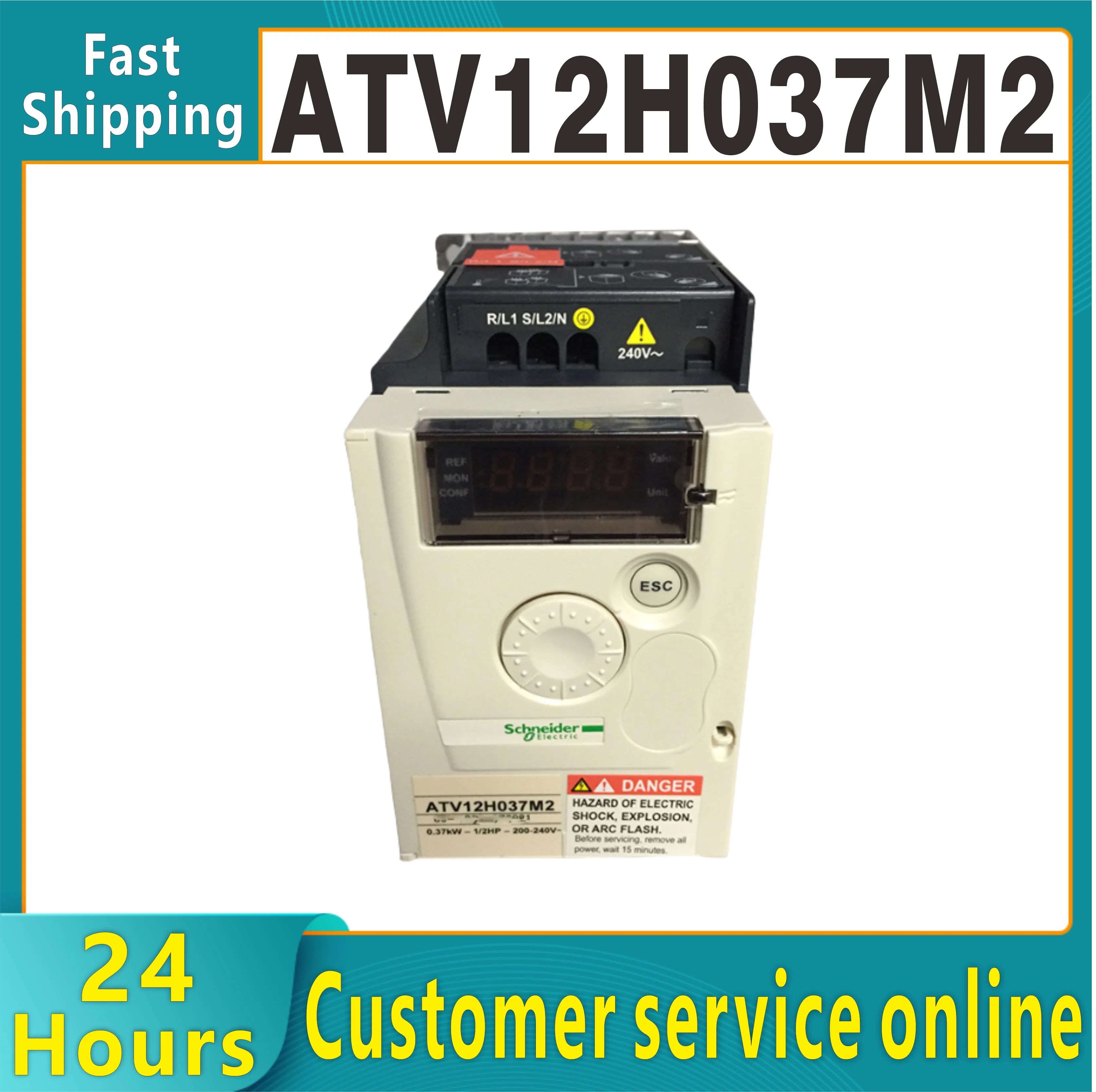 Original ATV12H037M2 ATV12H055M2 frequency converter 0.55KW single-phase 220V