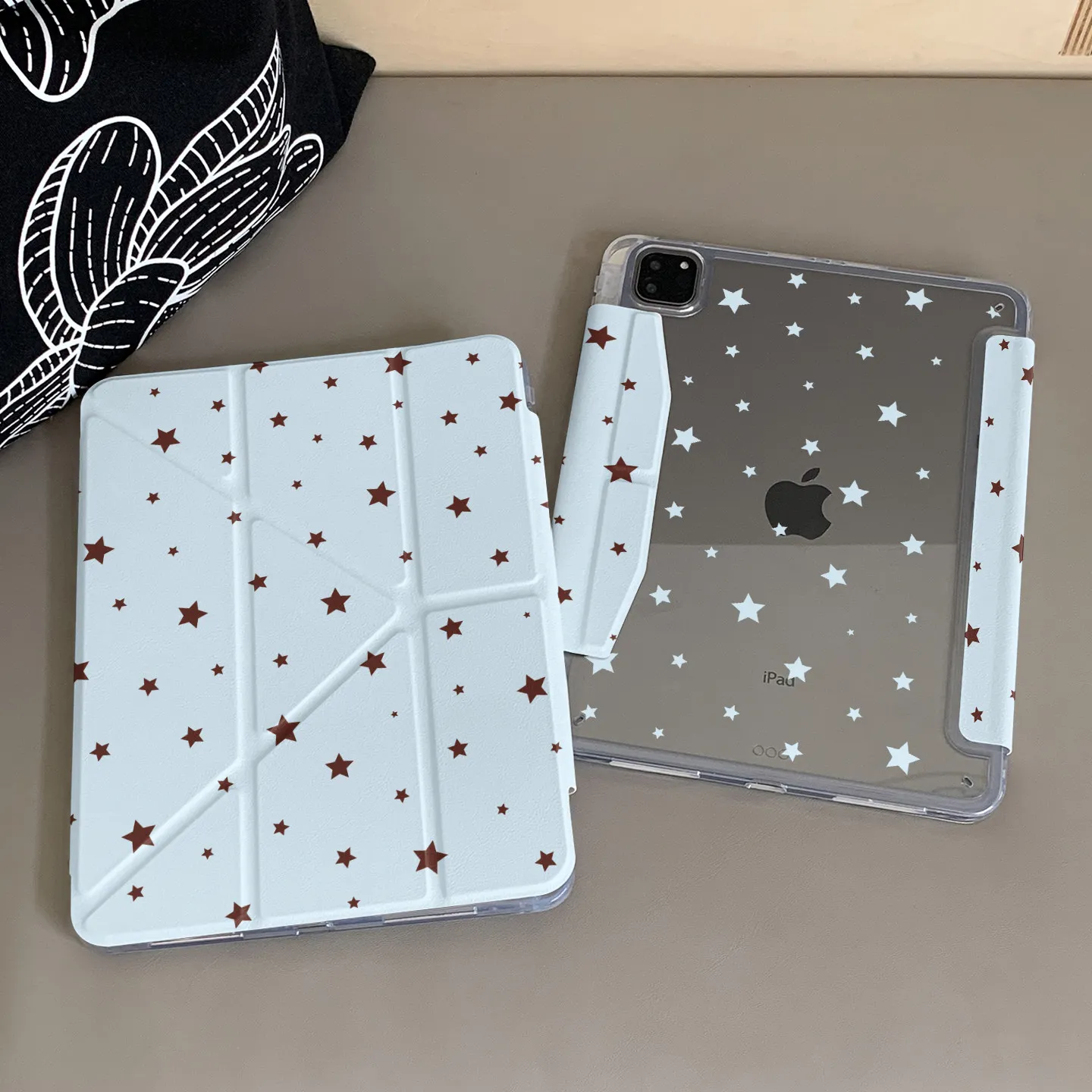 Korean Ins Stars New Tablet Case For iPad Pro 11 12.9in 13 M4 M5 Case 9.7 10.2 5/6th 7/8/9 10 11th Mini 6 7 Air 3 4 5 6 7 Cover