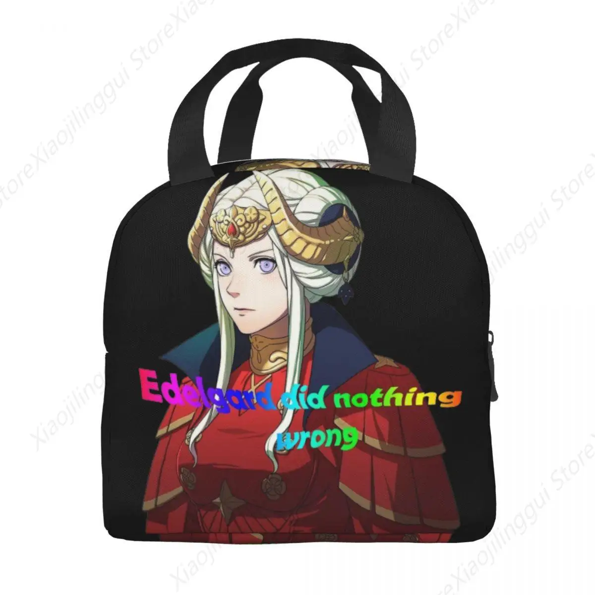 Edelgard Did Nothing Wrong Lunch Boxes Waterproof Insulated Canvas Cooler Fire Emblem Three Houses Thermal Cold Food Picnic Tote