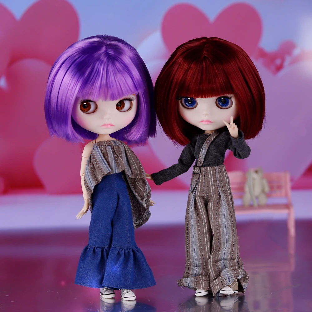 

ICY DBS Blyth 1/6 doll, featuring fair skin, short hair style, and a large-breasted body with exposed joints, is now on sale