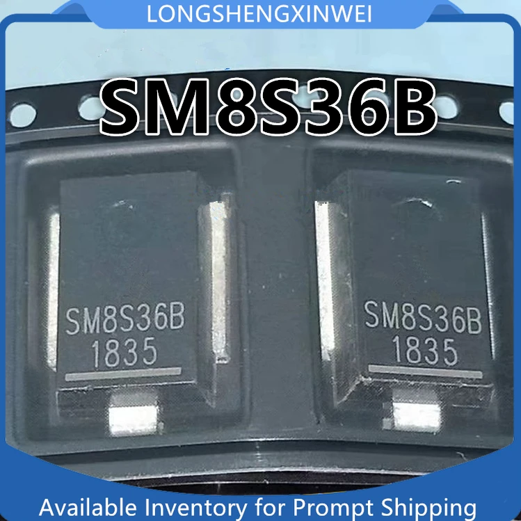 1PCS SM8S33A 8S36A 8S30A 6A27 5A27T 8A27 8A27T SM8S36CA  Automotive TVS Transient Suppression Diode T-tube Patch DO-218