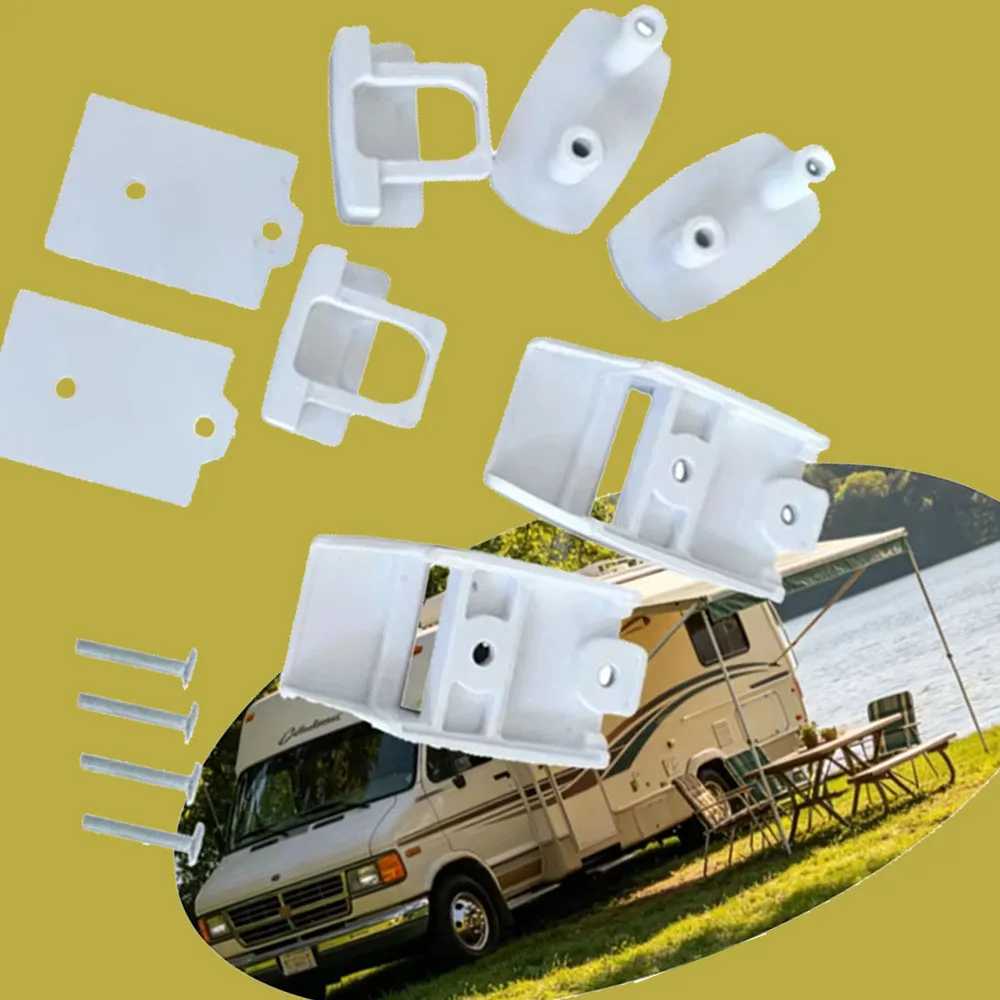 

2Set Plastic Awning Leg Wall Bracket 98655-176 for Fiamma F45s F80s F65 RV Awning Accessories Kit