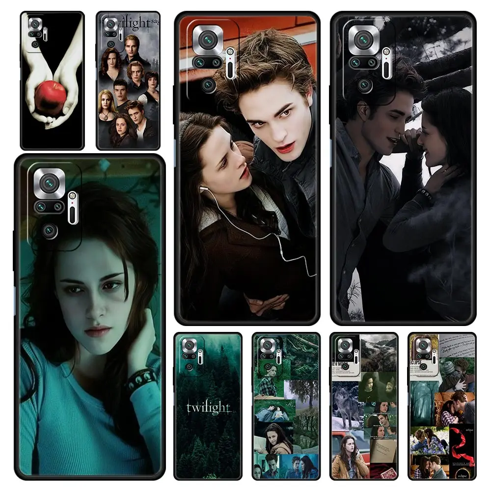 

Phone Case For Xiaomi Redmi Note 13 12 5G 9S 9 8 10 11 Pro 9T 13C 12C 10C 9C 9A 7 Pro Soft Silicone Cover Twilight Saga