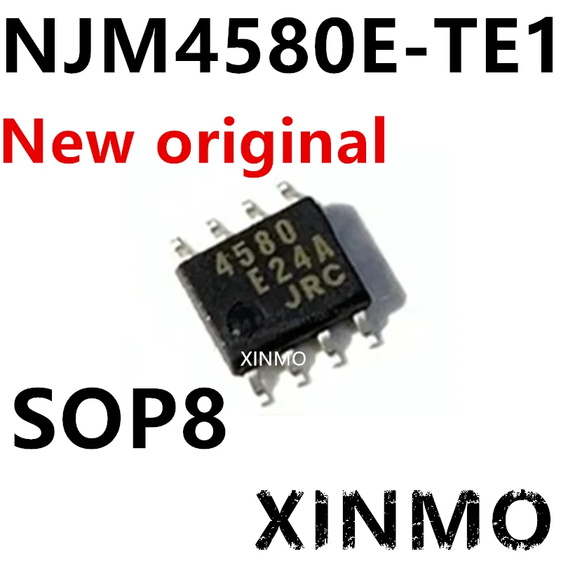 1-10Pcs/Lot NJM4580E-TE1 SOIC-8 4580 JRC Original New Quick Shipping