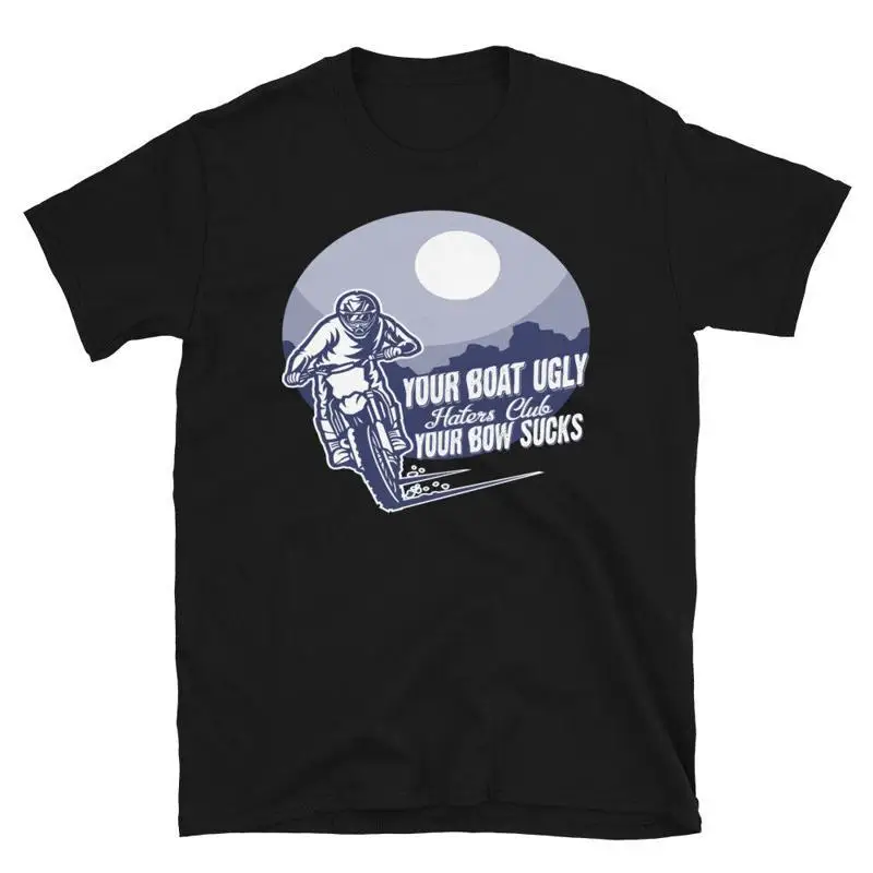 Chopper Cruiser Motorbike Haters Club Biker TShirt