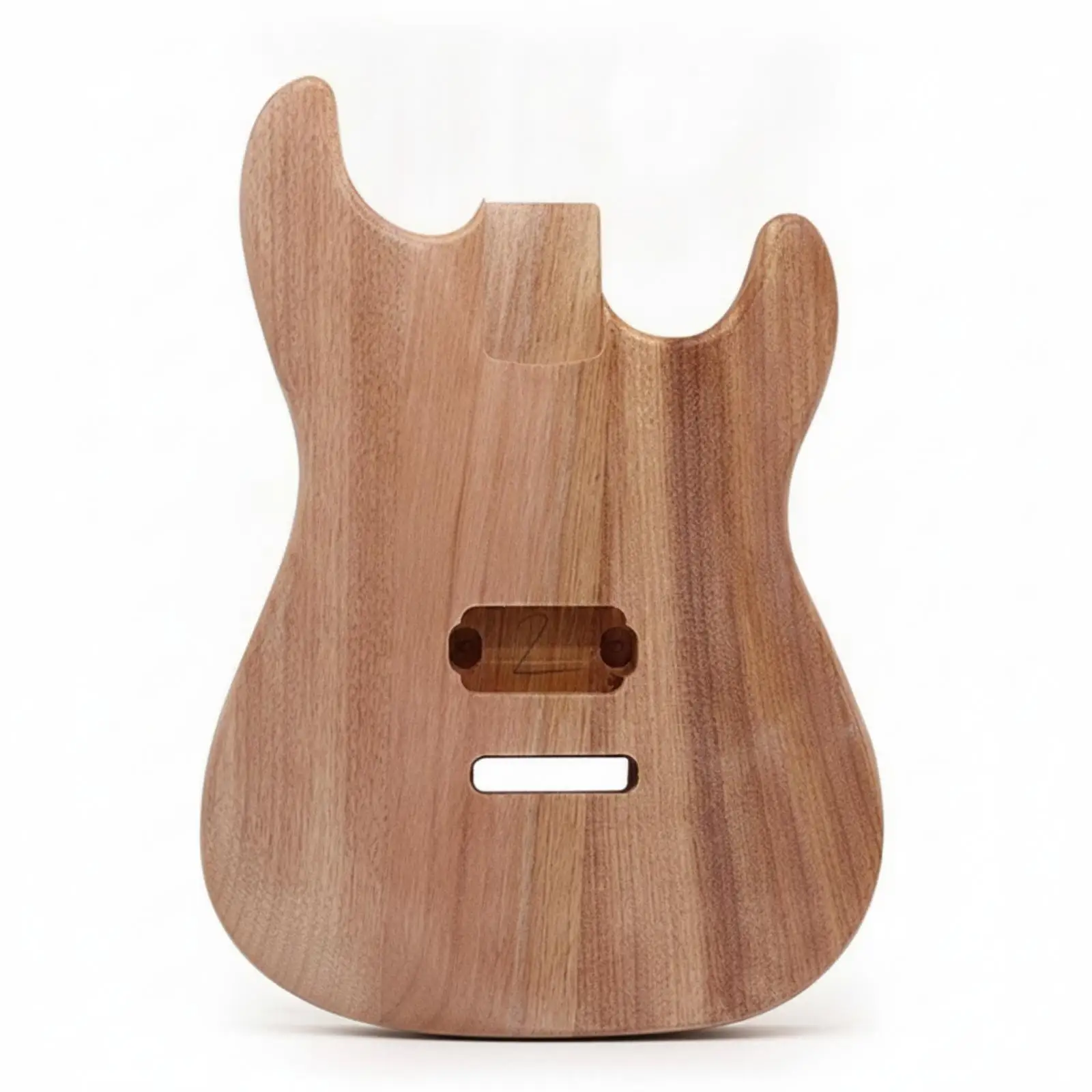 Classic Design Electric Stringed Device Okoume Wood Guitar Body Blank Pre-cut Cavities for Custom Luthier Guitar
