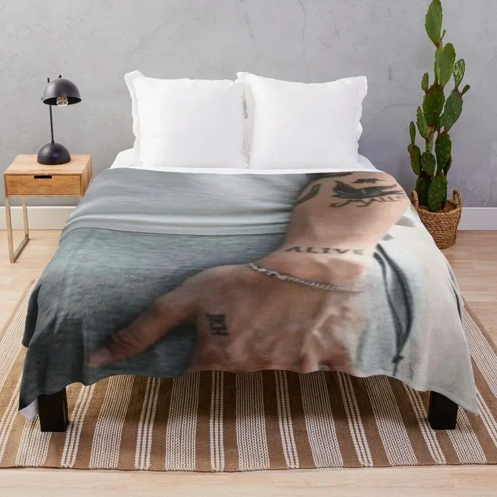 

Calum hood's arm Throw Blanket Color Fast Cozy Throw Blanket