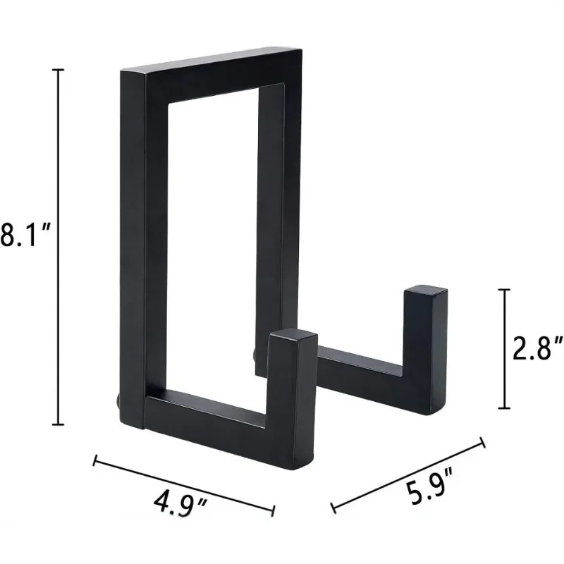 Iron Art Record Storage Bookshelf Metal Tabletop Photo Frame Holder for Albums Record Stand for  Display Holds Any Size Records