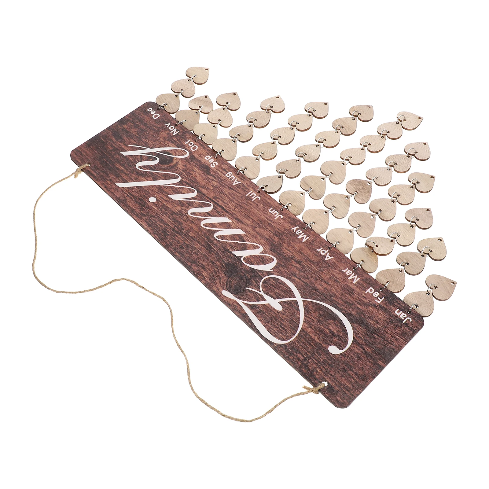 

Calendar Reminder Listing Birthday Decor Pendant Door Hanging Diy Wall Decorative Party Decoration Classroom Prop Tag
