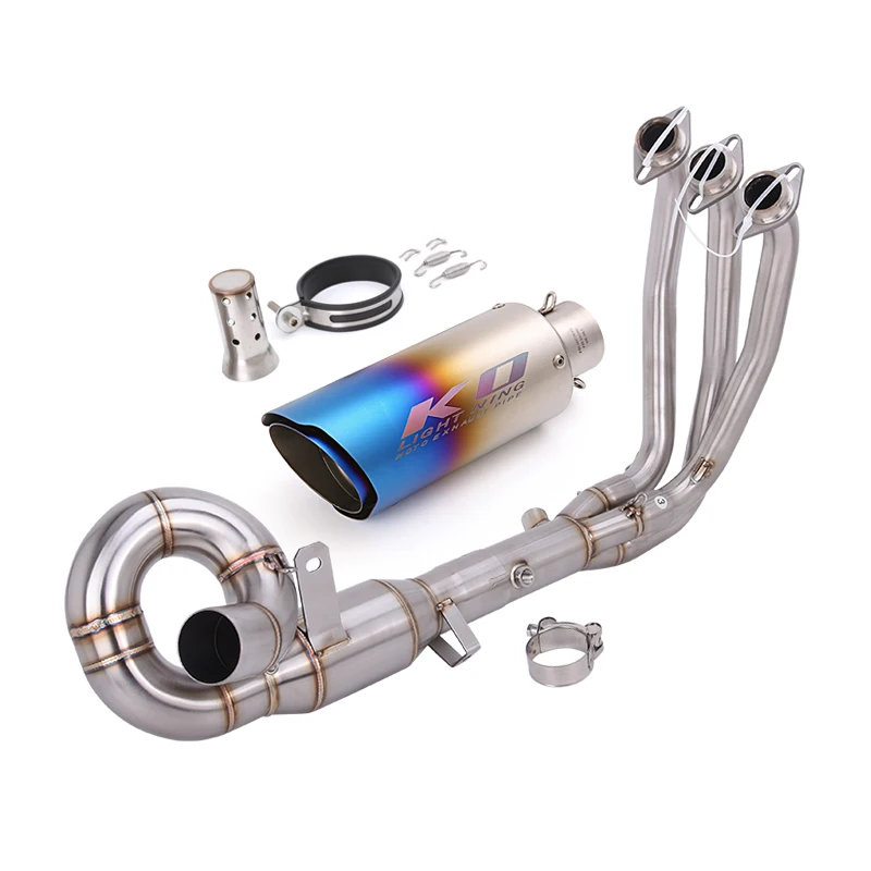 Uitlaatsysteem demper eindpijp header 304 roestvrij staal uitlaat met DB killer voor CFMOTO 675SR SS 2024-2026 675NK 2025 2026