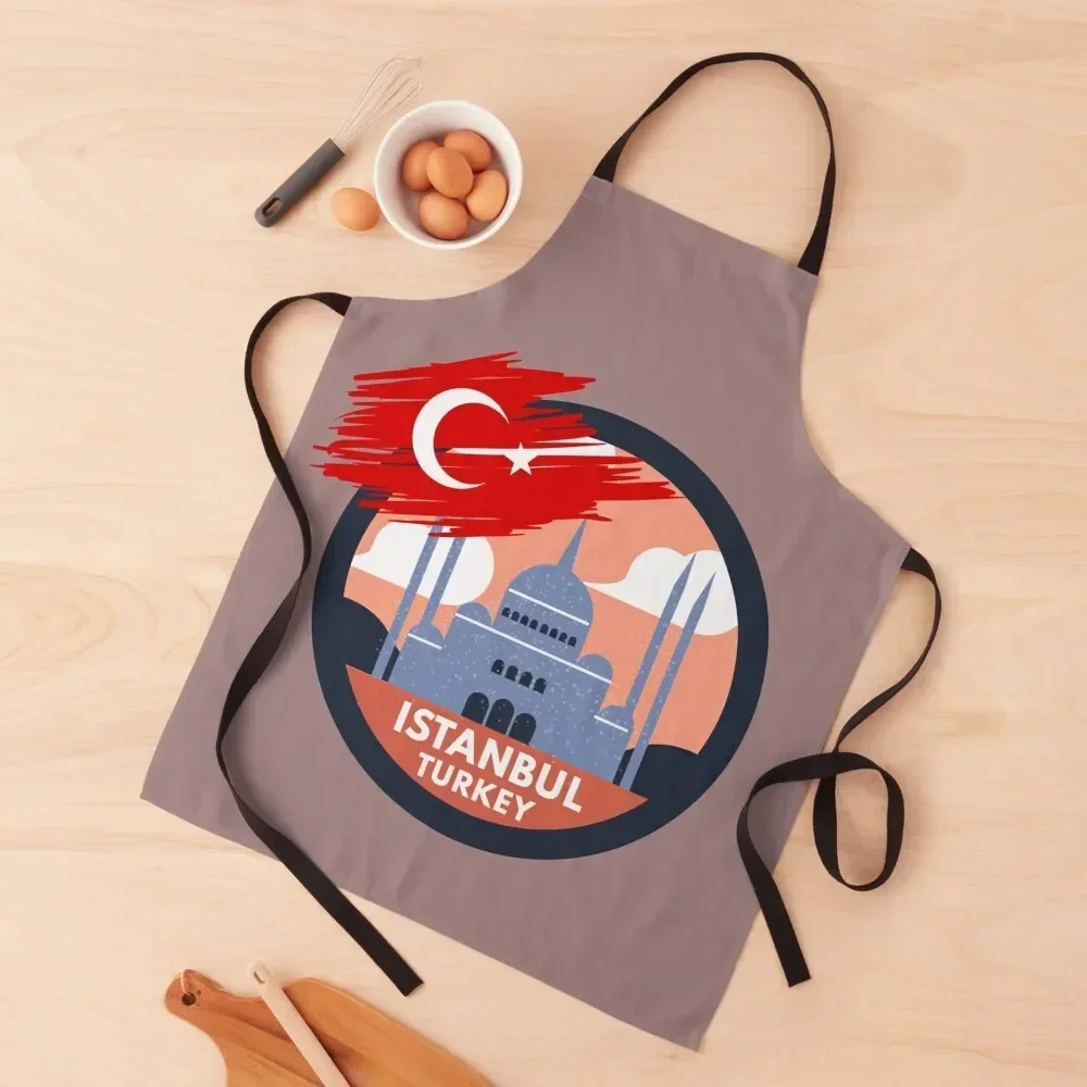 

Istanbul Turkey Travel Apron waiter Women's Dresses Apron