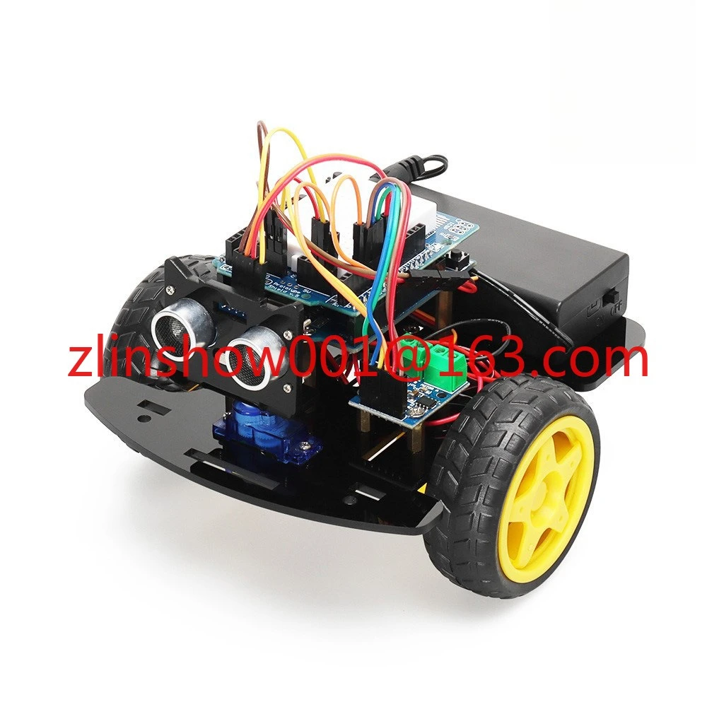 Picture 3: Compatible with Arduino Smart Car Robot Kit Obstacle Avoidance Wireless Remote Control ESP8266 D1 WIFI Car