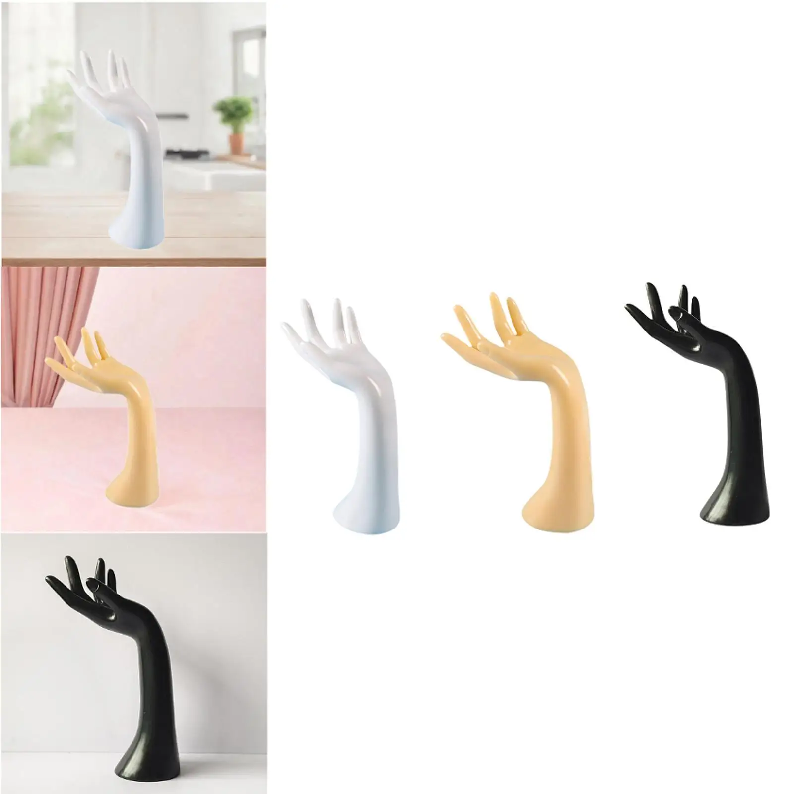 

Hand Rings Holder Organizer Room Decoration Bracelet Home Hand Model for Sketching Practice Sketch Model Shop Bangles Store