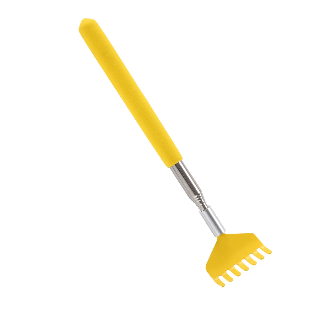 Retractable Multicolor Soft Metal Stainless Steel Telescopic Scratching Device Massage Tools Back Scratcher Itch Scratching