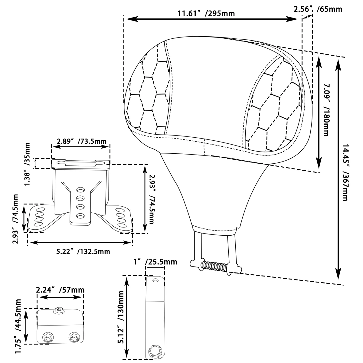 Motorcycle Leather Rider Backrest Pad For Harley Touring Road King Electra Glide Road Glide Street Glide 2009-2023 Accesorios