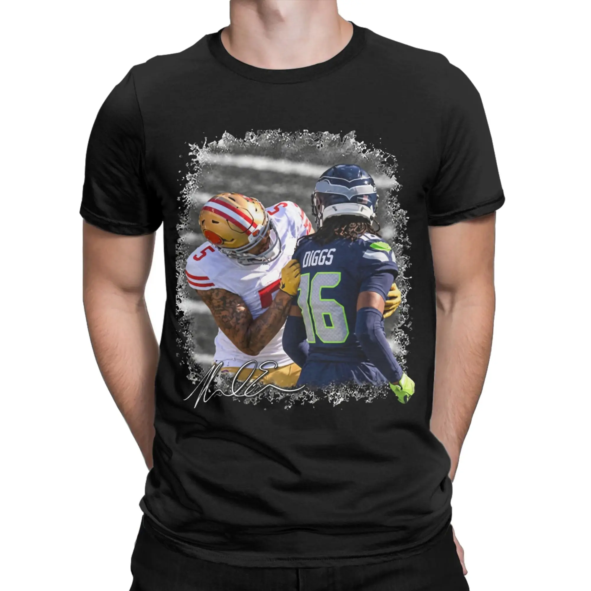 Funny Mike Evans Rugby Who Are You T Shirt Men O-neck Short Sleeve Tops  Cotton Summer TopsTops