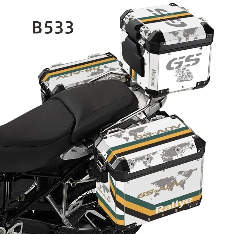 

Motorcycle Stickers For BMW R1200GS R1250GS ADV GSA F850GS ADV Decorative Alloy Box Sticker Decal Set aluminium pannier