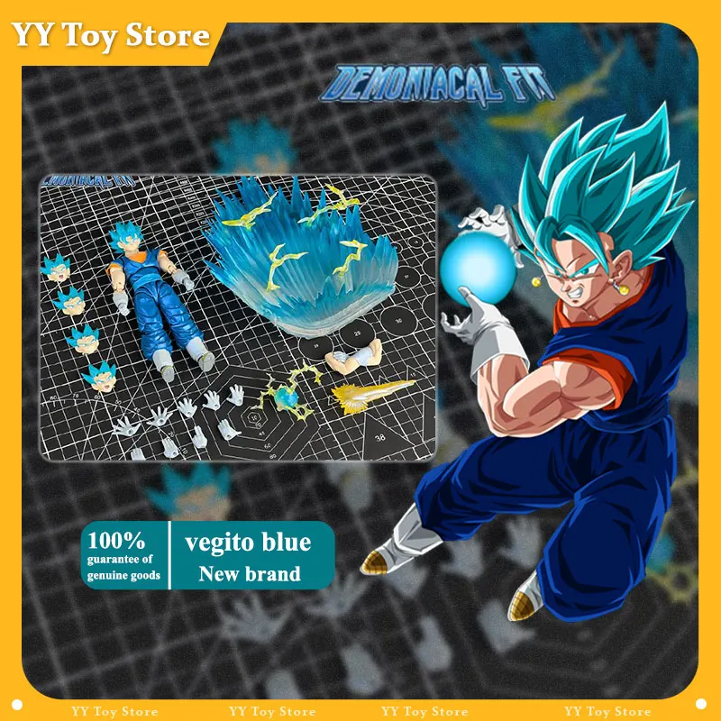 

6inch Demoniacal Fit Original Dragon Ball Shf Blue Vegetto Super Saiyan God Action Toys Figures Hot Animation Gift Collection