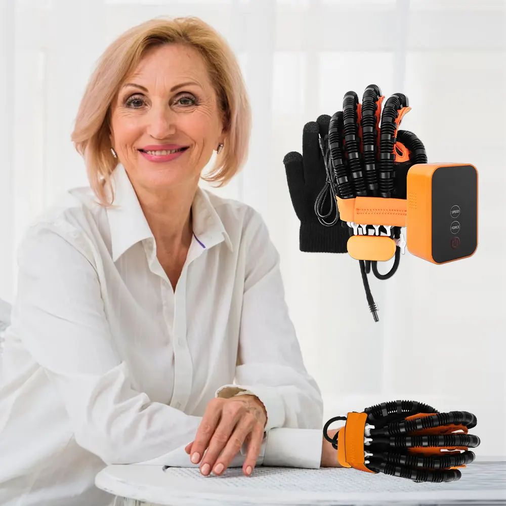 

USB Hand Rehabilitation Robot Gloves for Stroke Hemiplegia Finger Trainer Rehabilitation Exercise Rehab Exerciser Rehab Devices