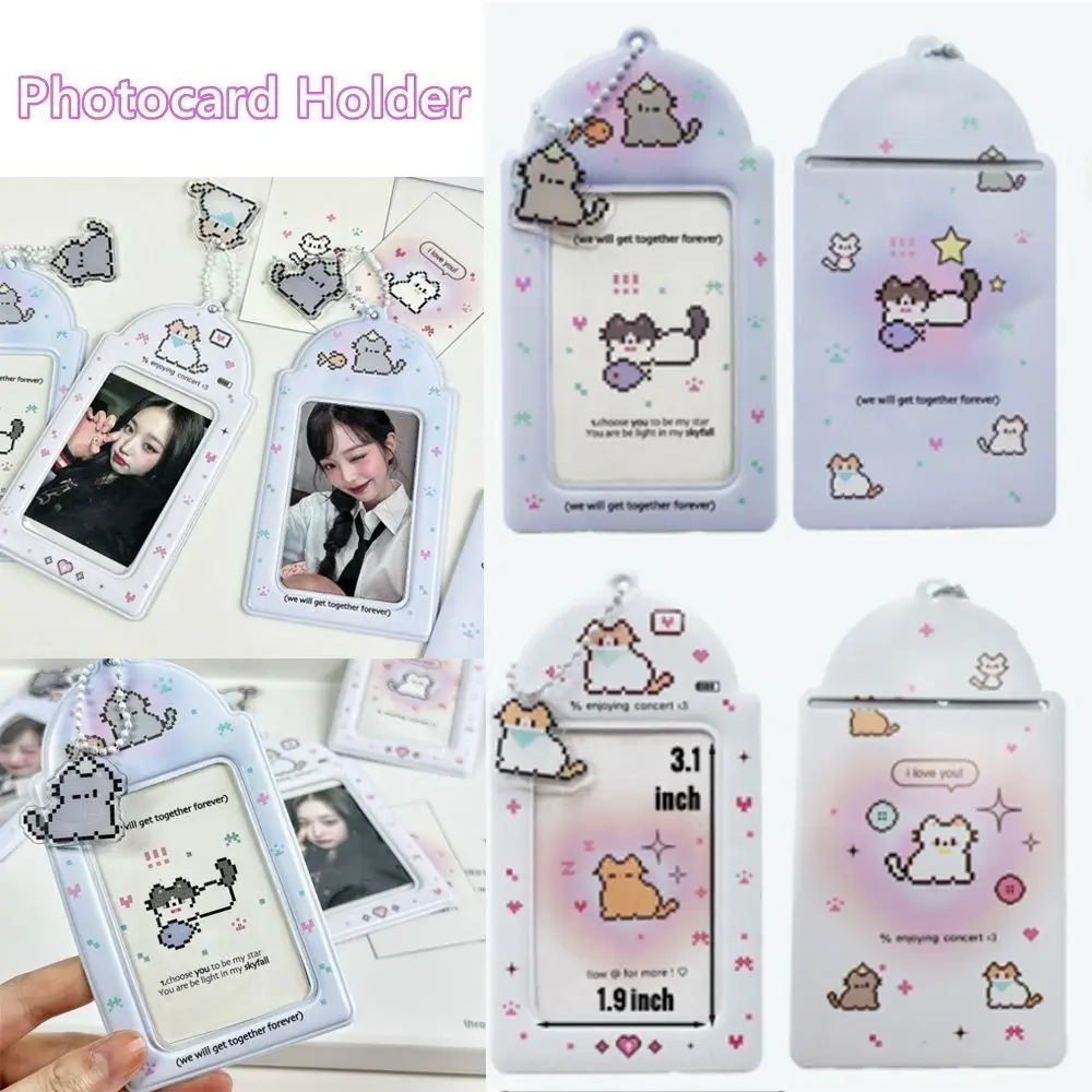 

Creative Gift 3 inch Decorative Photocard Holder Waterproof Cartoon Card Holder Y2K ID Holders