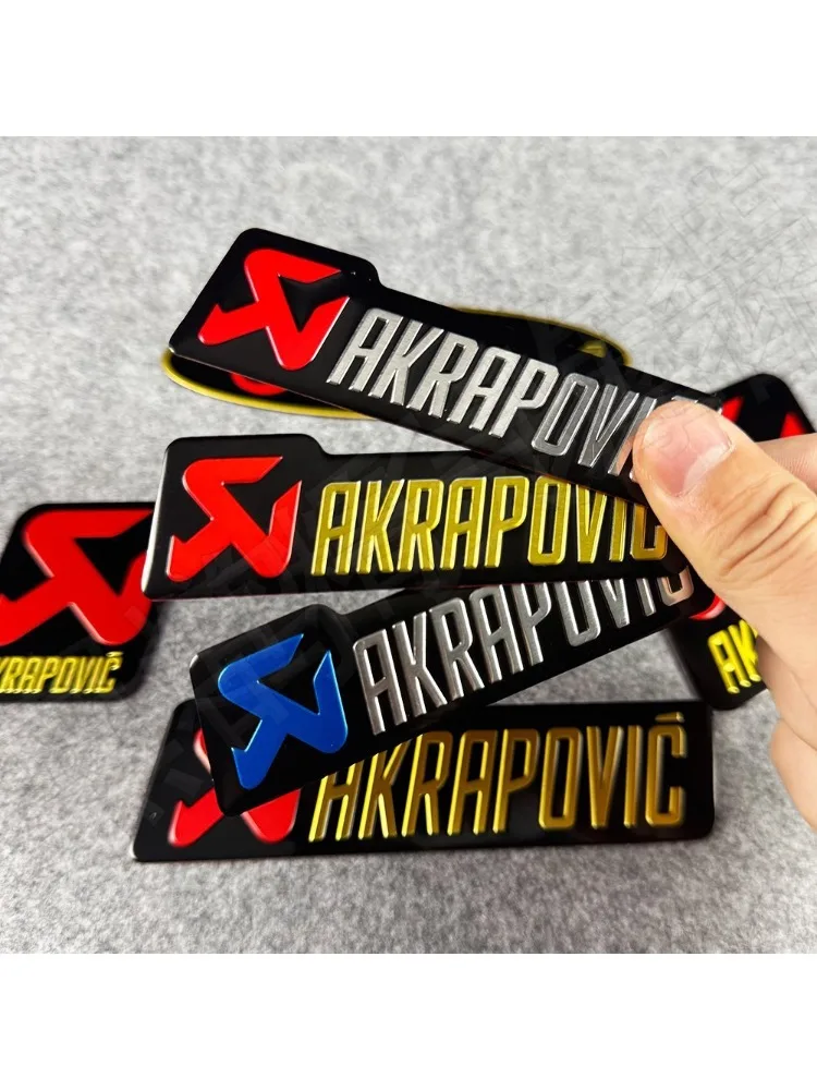 AliExpress akrapovic Akrapovic Exhaust Pipe Metal Three-dimensional Stickers Motorcycle Scooter Dirt Bike Modification Parts Decor Decals