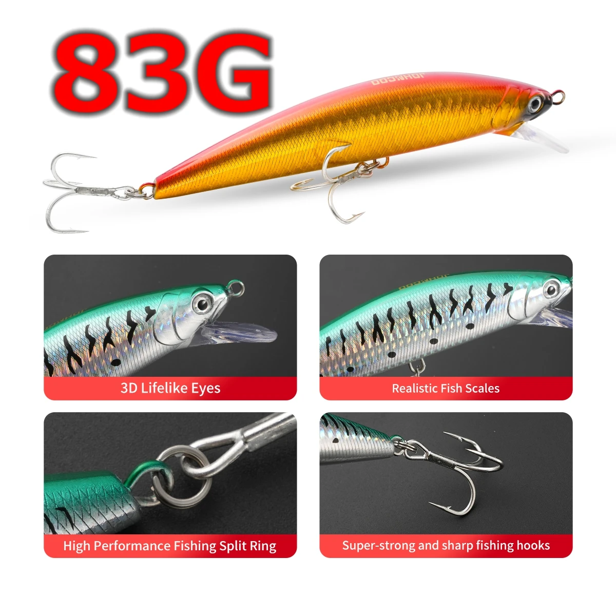 Umpan Pancing Minnow Besar Ber - Fishing Lure Swimbait ulasan dan harga