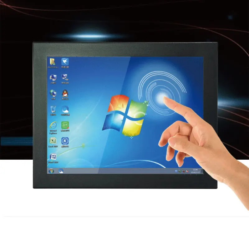 12"14"15" Industrial Panel PC Resistive Touch Core i7-6500U 4GB 256GB 19/21.5 Inch Embedded Intelligent CNC Terminal