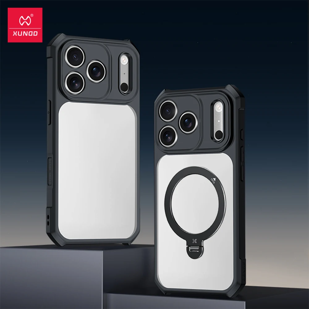 

Xundd For iPhone 17 Pro Max 17 Pro Case with Camera Control Capture Button,Airbag Shockproof Protective Case with Magnetic Stand